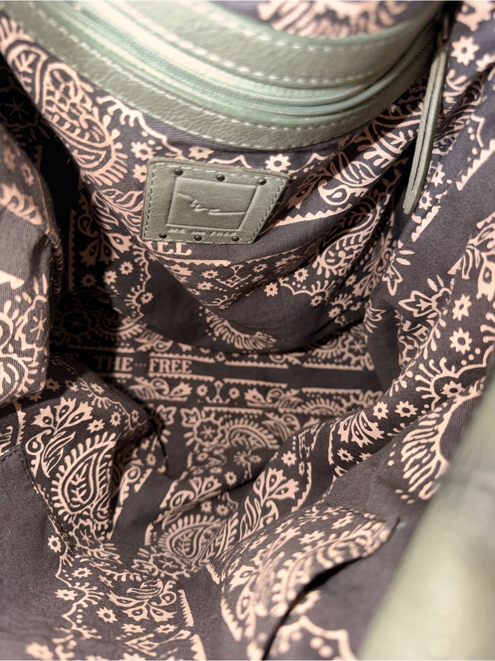 Free People Emerson Tote in Secret Sage - Picture 3 of 5